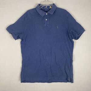 Polo Ralph Lauren Mens Polo Shirt XL Blue Heather Classic Fit Recent